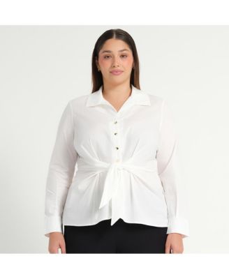 Plus Size Leo Long Sleeve Top