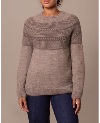 British Wool Yoke Pattern Sweater