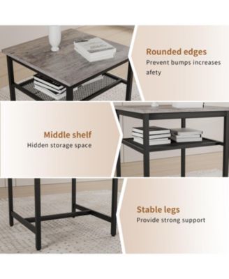 Bar table, equipped with 2 bar stools, with backrest and partition