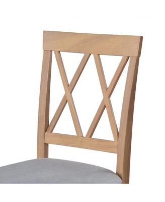 Streamdale Farmhouse Extendable Dining Set for Small Spaces Drop Leaf Table and 4 Upholstered Chairs