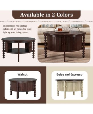 Vintage Round Coffee Table