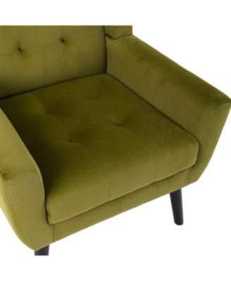  Velvet Chair with Black Legs