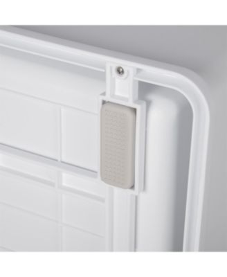 Smell-Proof Hooded Cat Litter Box - Enclosed Foldable Design with Drawer Tray & Scoop, Gray