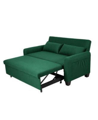 61" Fabric Sofa Bed - Storage, Adjustable, Indoor/Outdoor