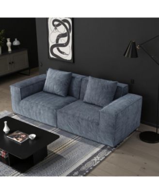Belfin Modular Sectional Sofa Bed - Chenille Fabric Gary