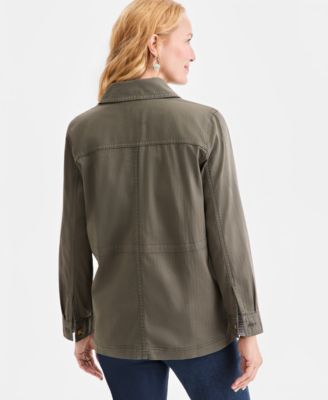 Women's Collared Utility Jacket