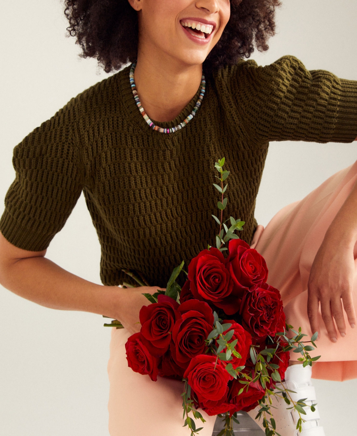 UrbanStems Valentine's Day The Valentine Fresh Flower Bouquet