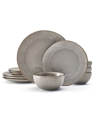 Emma 12 Pc. Dinnerware Set, Service for 4