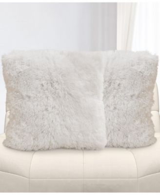 Shaggy Decorative Pillow & Throw Set