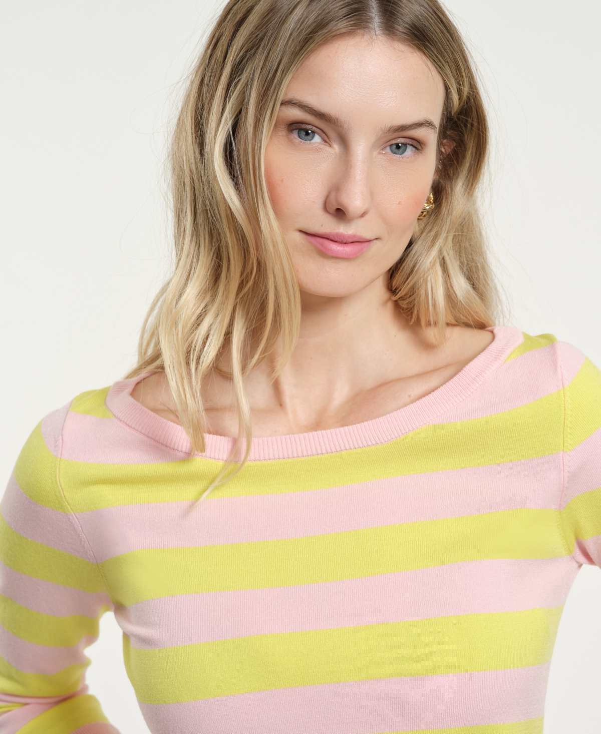 Isaac Mizrahi Women's Boat Neck Sweater