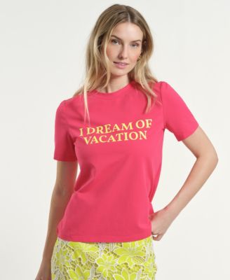 Women's I Dream of Vacation Graphic T-Shirt