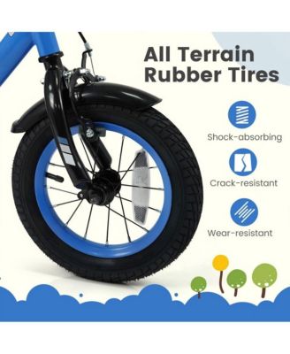 Inch Kids Bike with Training Wheels and Adjustable Seat