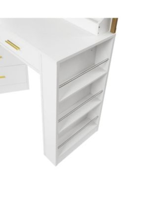 Streamdale White 8-Drawer Dresser - Bedroom Storage