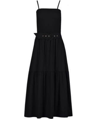 walking through the front door seeing your black dress lyrics Black Broderie Puff Sleeve Smock Midi Dress 16 main image 1