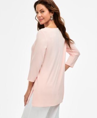 Women's Boat-Neck 3/4-Sleeve Top