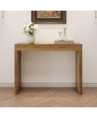 Streamdale Elegant Wood Grain Bar Table w/ Drawers - 50 Inches