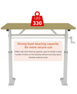 Adjustable Height Study Desk - Kids & Adults, Compact Design