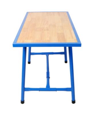  Foldable Work Bench 660Lbs - Workshop, Garage - Blue