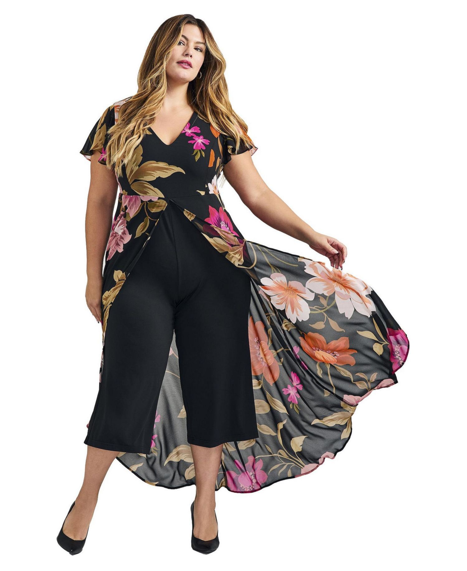 Plus Size Glam Jumpsuit