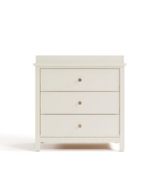 Sasha 3 Drawer Chest with Changing Topper - Frosted Oat