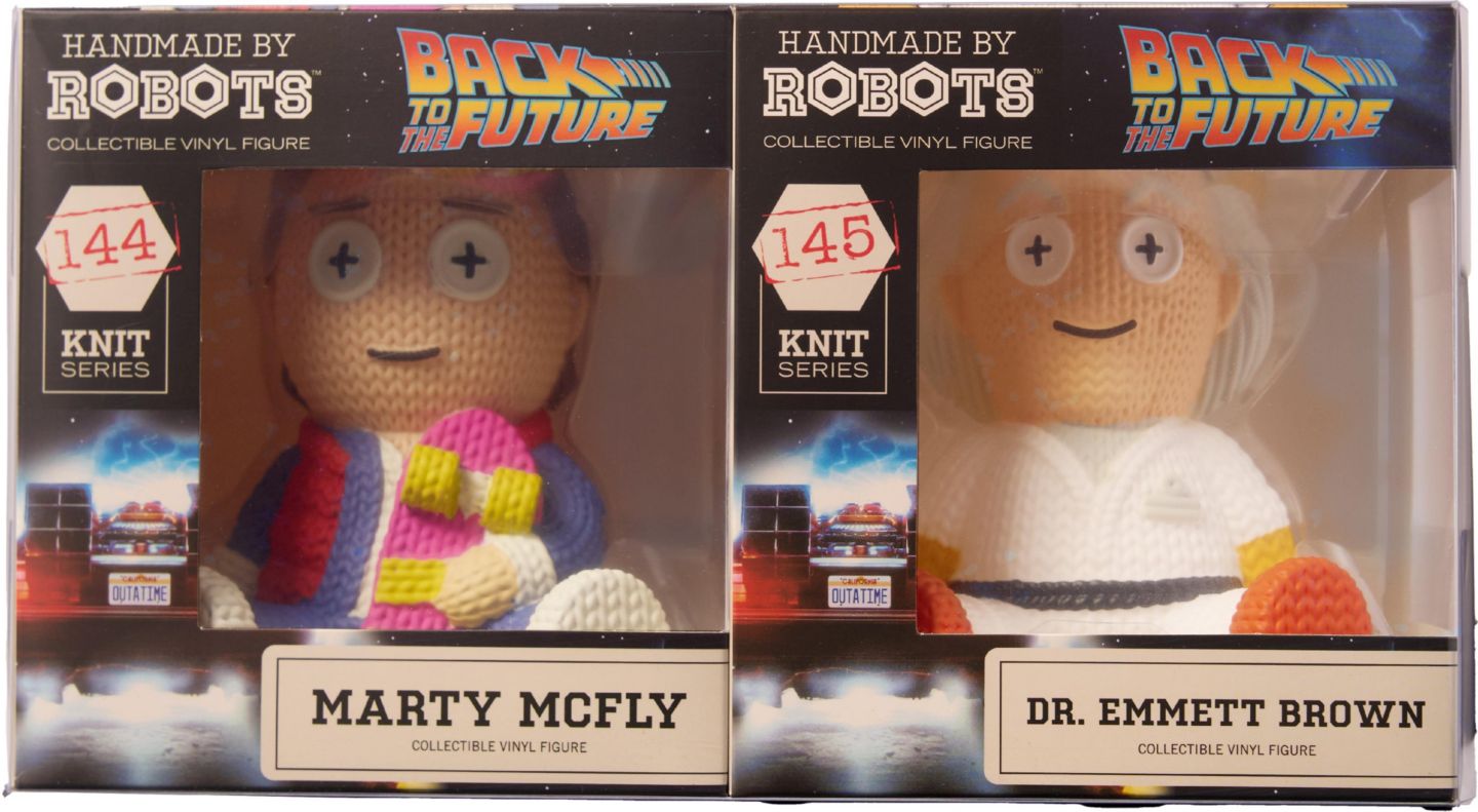 Детские фигурки Handmade By Robots Back to the Future - Marty & Doc 2-Pack — фото 1