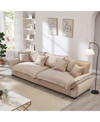 Streamdale Modular Sectional Sofa with Storage, Light Khaki