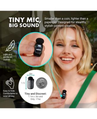 iVlogger-PRO Wireless Vlogging Kit for iPhone/Android with Dual Wireless Mics, RGB Light, Fullsize Tripod + More