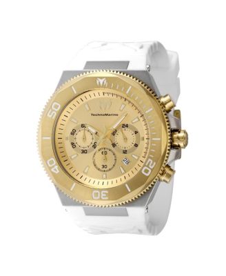 Men's TM-224017 Manta Quartz Chronograph Black Dial Watch