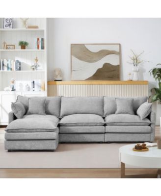 Modular 105 Inch L Shaped Couch for Living Room