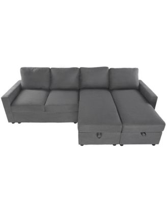 + 103.9" + Fabric (assuming material is fabric) + Storage Chaise & USB + Sectional Sofa