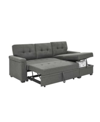 86" Upholstered Pull-Out Sofa Bed