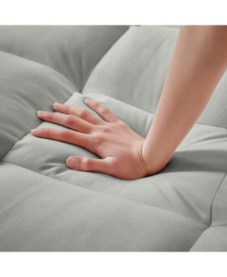 + 3-in-1 + Fabric (Grey) + Convertible Sleeper + Sofa Bed