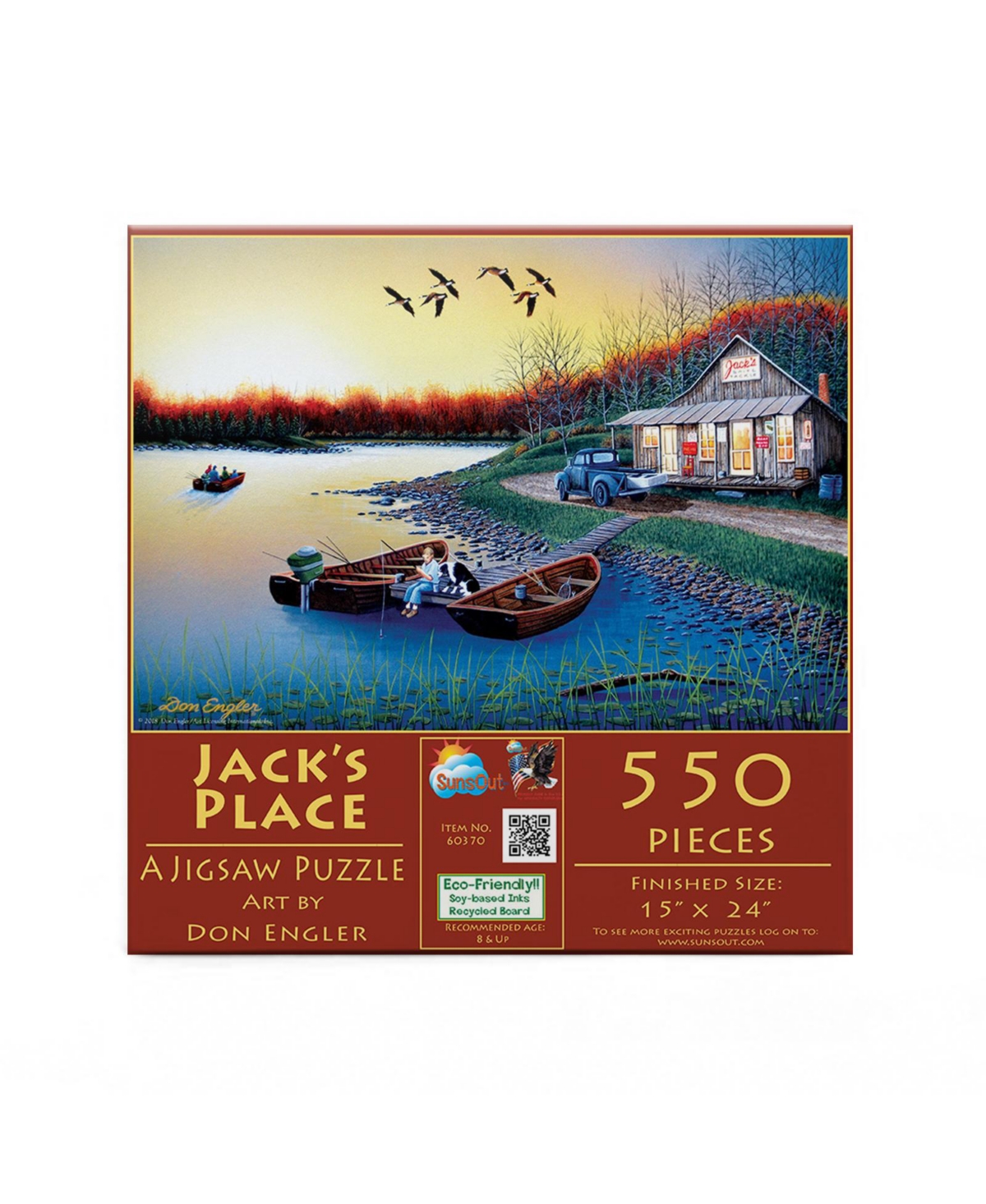 SunsOut Jack's Place 550 piece Jigsaw Puzzle for Adults