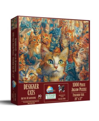 Designer Cats 1000 piece Jigsaw Puzzle for Adults