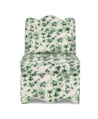 Flannel Dining Chair - Soft Seat & Back Lumbar Pillow Living Room - GREEN