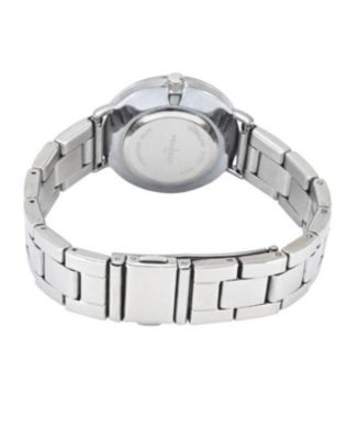 Women's Watch 30mm Blue Dial Sleek Stainless Steel Bracelet