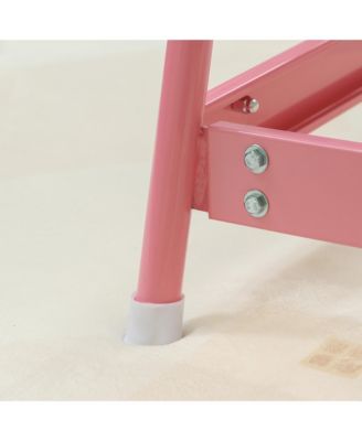 Spring Rocking Horse, Kids Ride on Horse w/ Saddle,