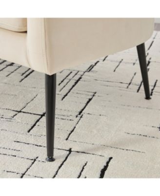 Velvet Loveseat Settee with Pillows