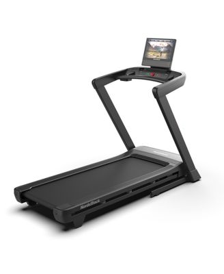 T Series 16 is a premium smart treadmill with a 16" tilting HD touchscreen