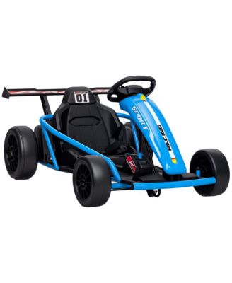 24V 8.1 MPH Electric Drift Kart for Kids with Dual Motors,