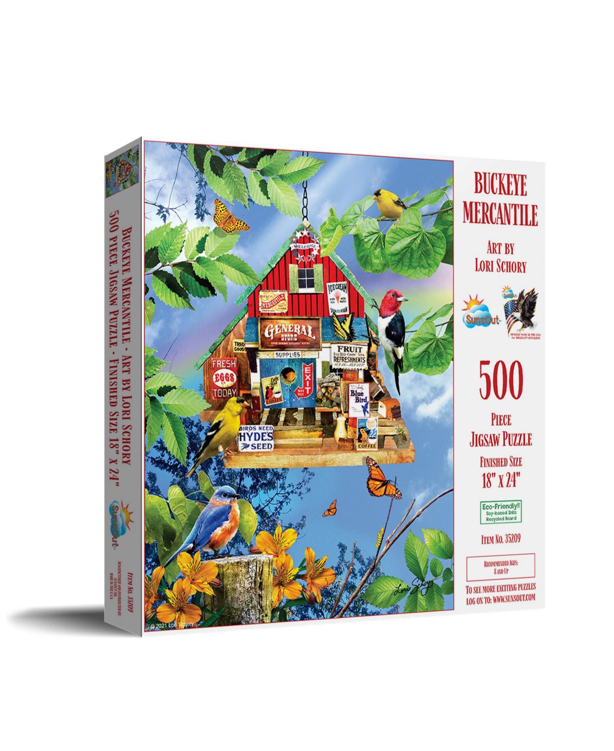 SunsOut Buckeye Mercantile 500 piece Jigsaw Puzzle for Adults
