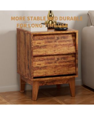  Set of 2 Vintage Mid-Century Nightstands