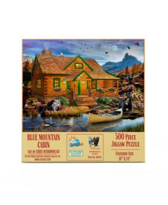 Mountain Cabin 500-piece Jigsaw Puzzle for Adults