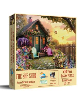 SunsOut The She Shed 500 piece Jigsaw Puzzle for Adults - Macy's