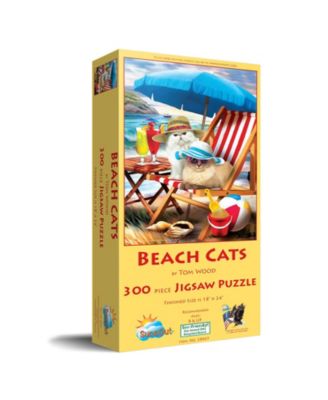 Beach Cats 300 piece Jigsaw Puzzle for Adults