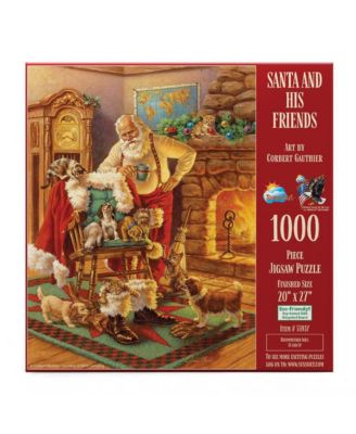 Santa and His Friends 1000 piece Jigsaw Puzzle for Adults  Christmas