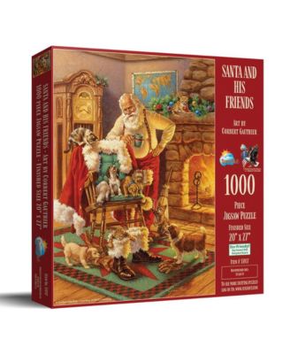 Santa and His Friends 1000 piece Jigsaw Puzzle for Adults  Christmas