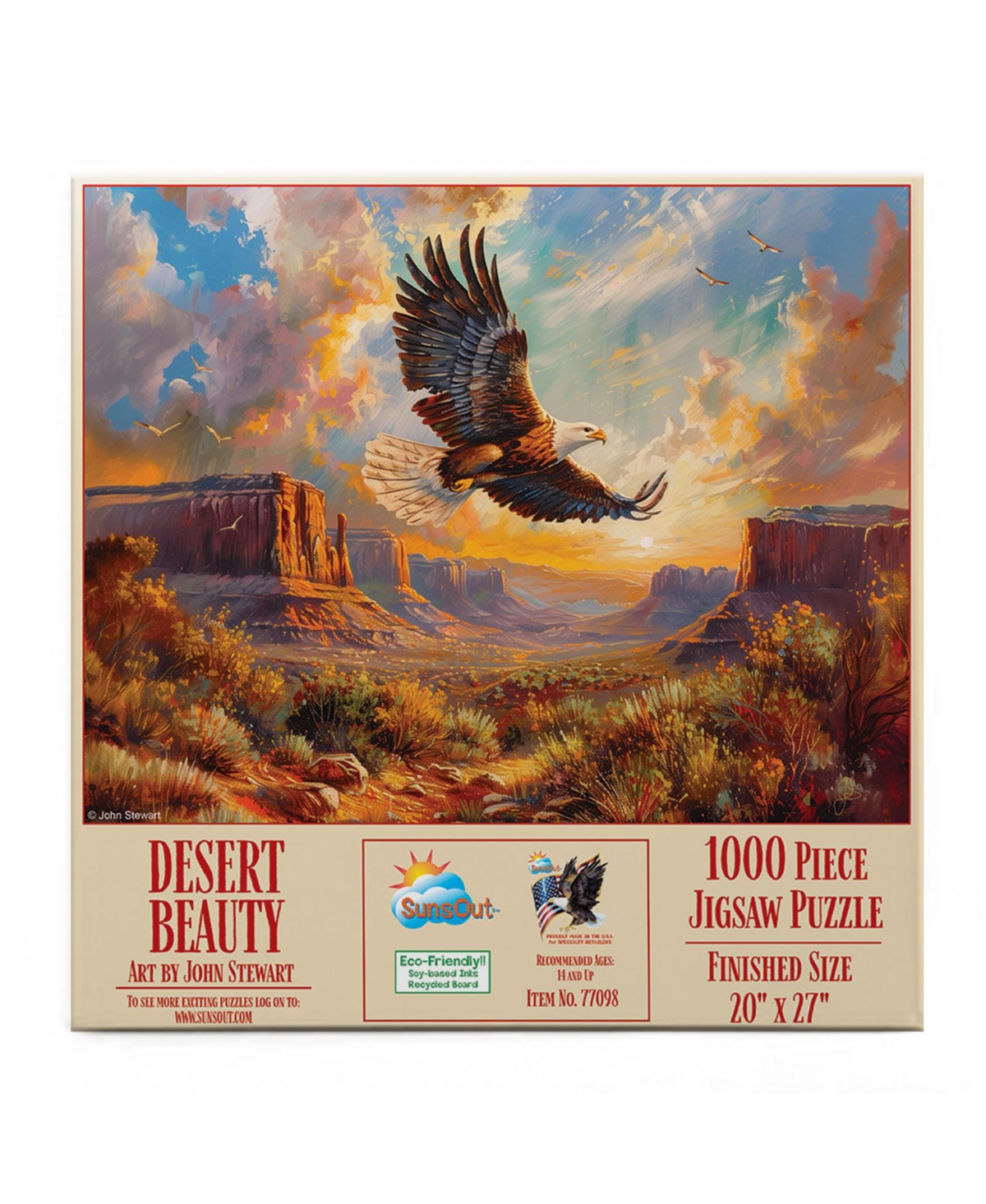 SunsOut Desert Beauty 1000 piece Jigsaw Puzzle for Adults