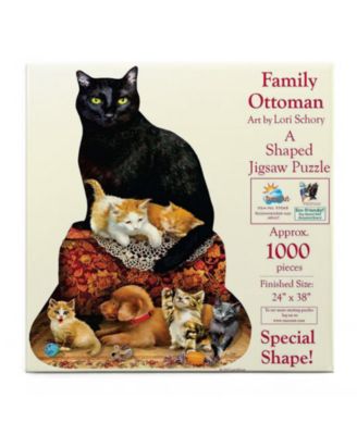 Family Ottoman 1000 piece Jigsaw Puzzle for Adults Special Shape