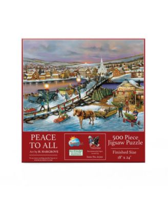 Peace to All 500 piece Jigsaw Puzzle for Adults Christmas